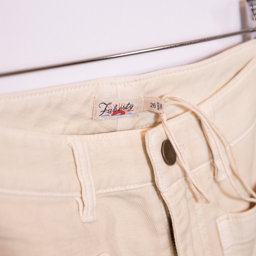 Faherty Softstretch Cord Patch Pocket High Rise W… - image 2